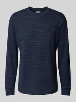 Tom Tailor Regular fit sweatshirt van katoenmix in gemêleerde look