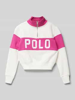 Polo Ralph Lauren Kids Kort sweatshirt met labelprint