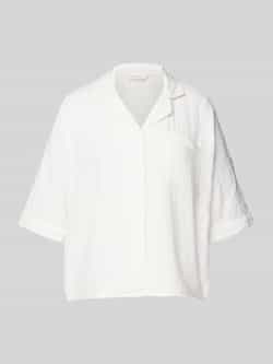 Only Boxy fit blouse met korte mouwen van zuiver katoen model 'THYRA'