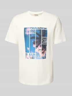 Only & Sons Regular fit T-shirt met motiefprint
