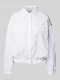 Marc Cain Overhemdblouse met tunnelkoord in de zoom