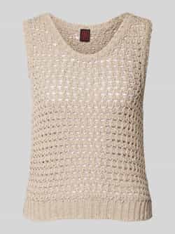 Stefanel Spencer met broderie anglaise