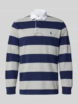 Polo Ralph Lauren Sweatshirt met polokraag en labelstitching