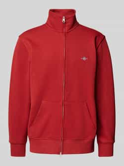 Gant Regular fit sweatjack met labelstitching model 'SGIELD'