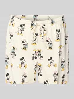 Jake*s Casual Relaxed fit korte pyjamabroek met tunnelkoord