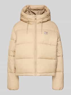 Tommy Jeans Gewatteerd regular fit jack met capuchon
