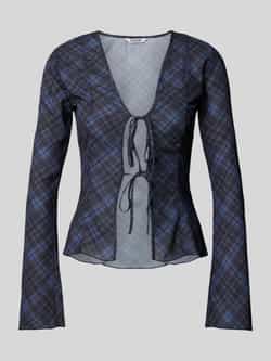 Weekday Overhemdblouse met vetersluiting