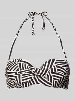Lascana Beugelbikinitop in bandeaumodel Cleo met geometrische print