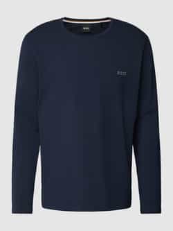 BOSS Shirt met lange mouwen Mix&Match LS-Shirt R met -borduursel op de borst