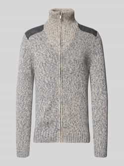 RAGMAN Gebreid jack met ribboorden