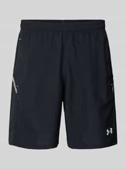 Under Armour Regular fit korte broek met labelprint model 'Tech Utility'