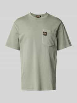 Superdry T-shirt met labeldetail