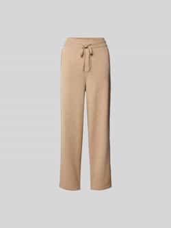 Relaxed fit sweatpants met kasjmier