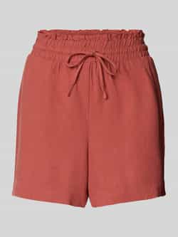 Vero Moda Loose fit korte broek van een mix van viscose en linnen model 'MYMILO'