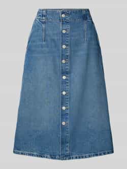 Polo Ralph Lauren Jeansrok met doorknoopsluiting