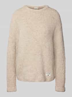 Ichi Regular fit pullover met wol model 'Larisa'