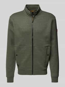 Camel active Sweatjack met steekzakken opzij