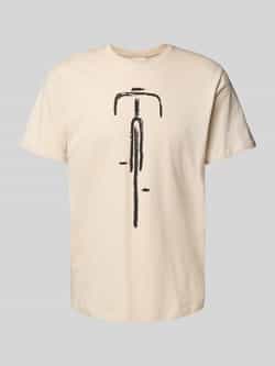 Dedicated T-shirt met ronde hals model 'Bike Front'