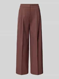 HUGO Wijde broek met viscose model 'HORESA'