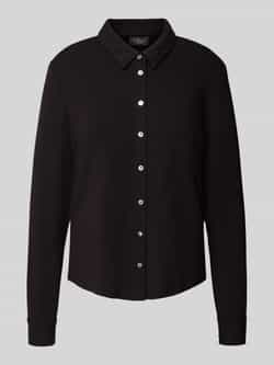 S.Oliver BLACK LABEL Regular fit blouseshirt van viscosemix