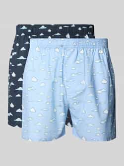POCKIES Boxershort met labeldetail in een set van 2 stuks