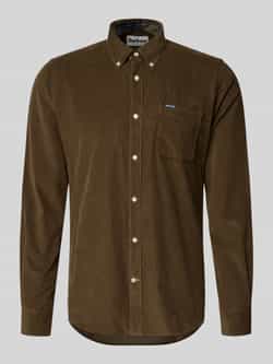 Barbour Tailored fit vrijetijdsoverhemd van puur katoen