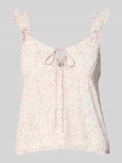 Only Regular fit chiffon top met abstract motief model 'ASTA LIFE'