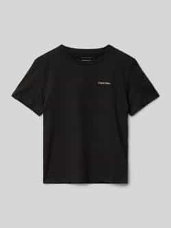 Calvin Klein T-shirt CHEST Inst.Logo Ss T-Shirt voor kinderen tot 16 jaar en met logo-opdruk