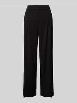 MSCH Copenhagen Baggy fit stoffen broek met plooien model 'Henrika'