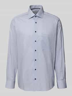 Eterna Comfort fit zakelijk overhemd van katoen met kentkraag
