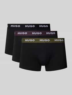 HUGO Boxershort met elastische band in een set van 3 stuks