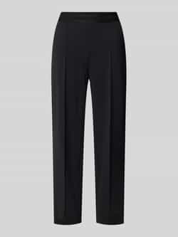 Comma Regular fit stoffen broek met vaste persplooien