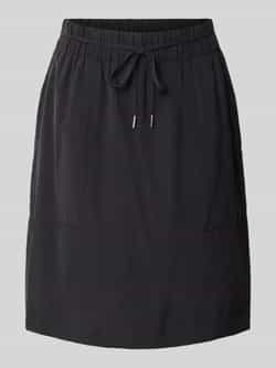Opus Knielange rok met elastische band model 'Rania'