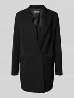 Christian Berg Woman Selection Lange blazer met klepzakken