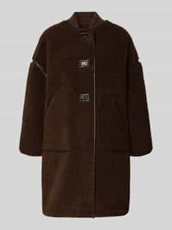 Bash Relaxed fit lange jas van teddybont model 'Millie'