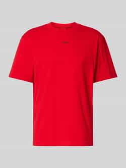 HUGO T-shirt met labelprint model 'Dapolino'