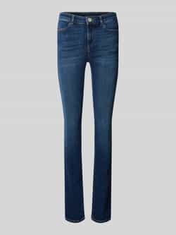 Emporio Armani Hoge Taille Skinny Jeans Blue Dames