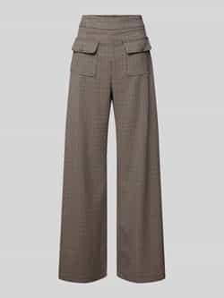 SUNCOO PARIS Broek met wijde pijpen en klepzakken model 'JOHN'
