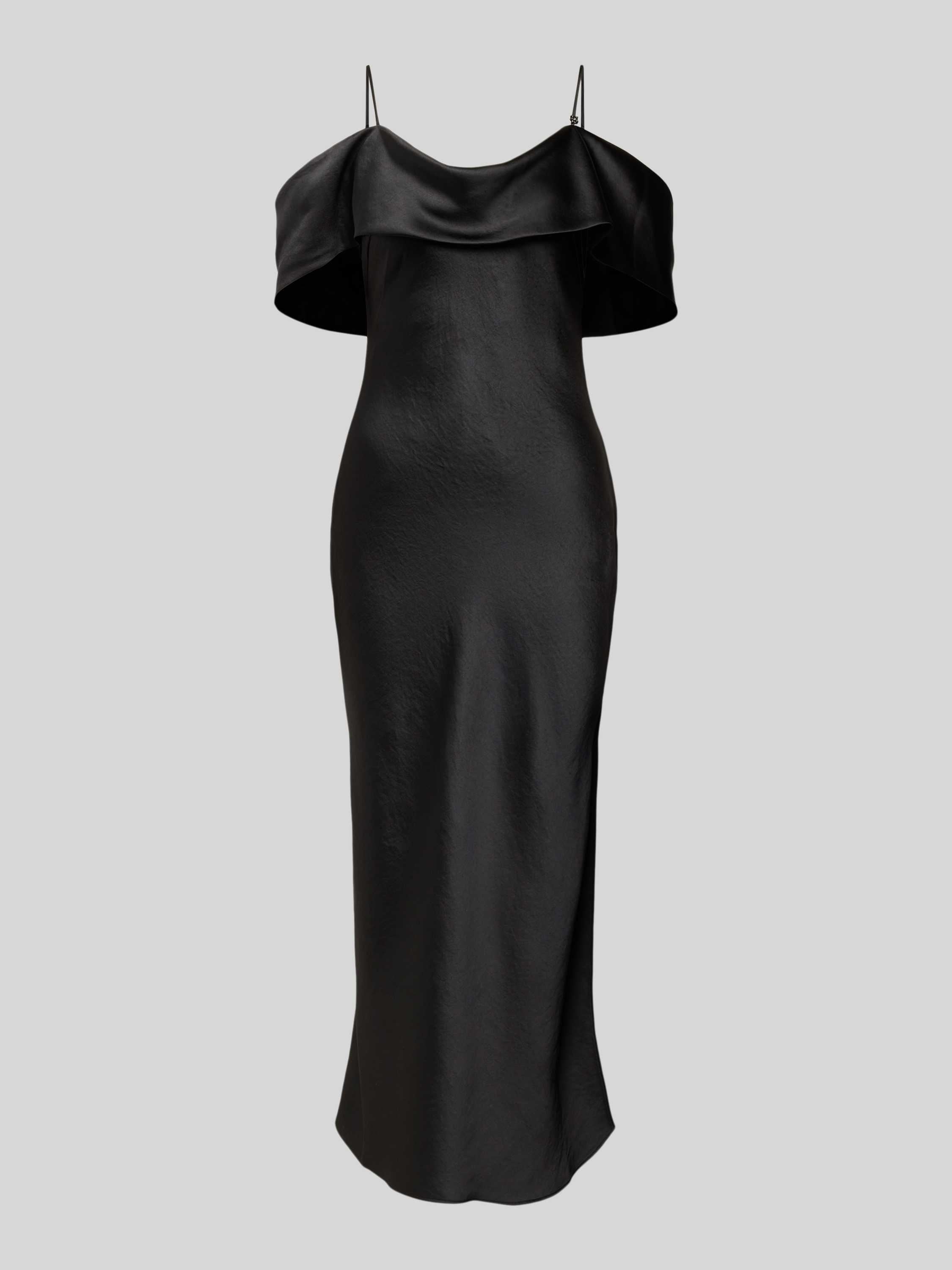 HUGO Midi-jurk met spaghettibandjes model 'Kendala'