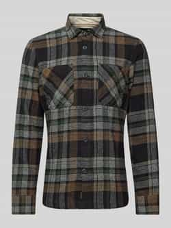 PME LEGEND Heren Overhemden Long Sleeve Shirt Ctn Big Check Wit