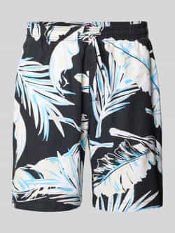 Tommy Hilfiger Regular fit bermuda met all-over motief