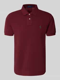 Polo Ralph Lauren Custom slim fit poloshirt met labelstitching