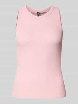 Pieces Regular fit tanktop in riblook model 'RUKA'