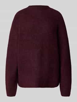 Selected Femme Relaxed fit gebreide pullover van wolmix model 'SIA'