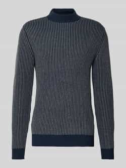 Blend Gebreide pullover met ribboorden