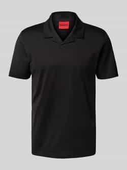 HUGO Poloshirt met V-hals model 'Dimerspolo'