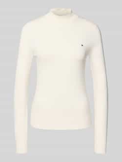 Tommy Hilfiger Gebreide trui CO JERSEY FINE GG MOCK-NK LS SWT