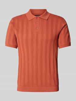 MCNEAL Regular fit poloshirt met structuurmotief