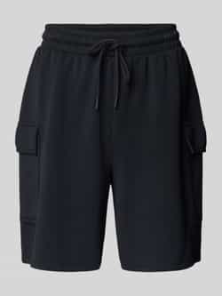 Christian Berg Woman Relaxed fit sweatshorts met cargozakken