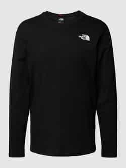The North Face Shirt met lange mouwen en labelprint model 'RED BOX'